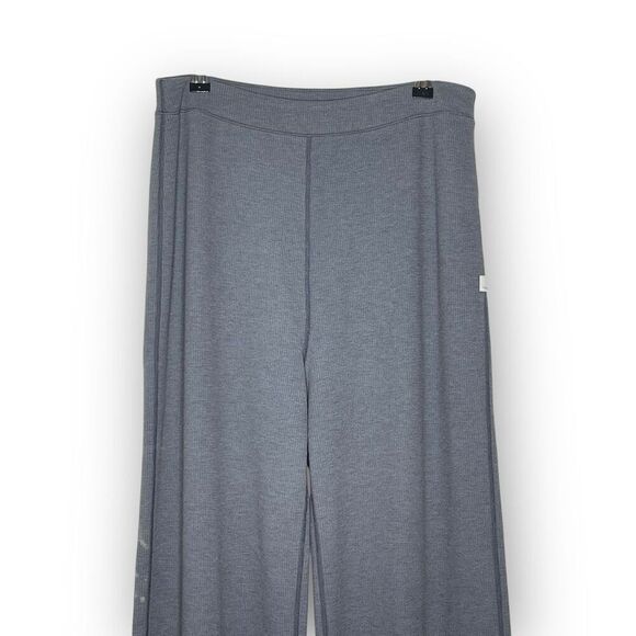 Vuori Bayview Thermal Wide Leg Pants Waffle Knit Gray Women’s Size XL - Picture 3 of 9
